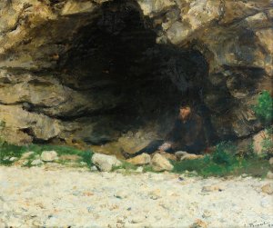 The Tramp Oil painting by Emile Friant