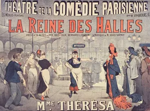 La Reine des Halles by Emile Levy Oil Painting