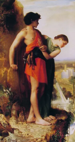 Le Vertige, Idylle by Emile Levy Oil Painting