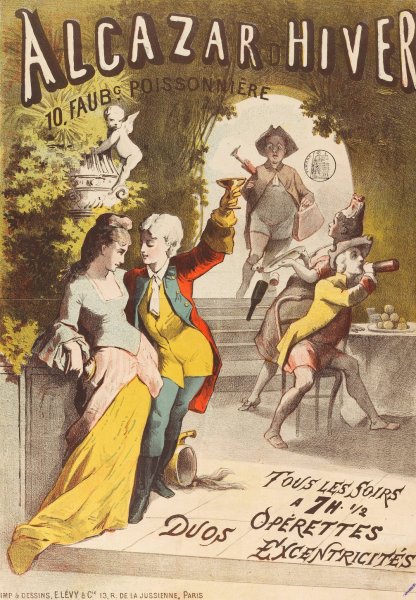 Main Product Photo of Operettes Duos Excentricites  Painting by Emile Levy