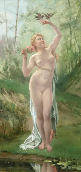 Venus by Emile Meyer Oil Painting