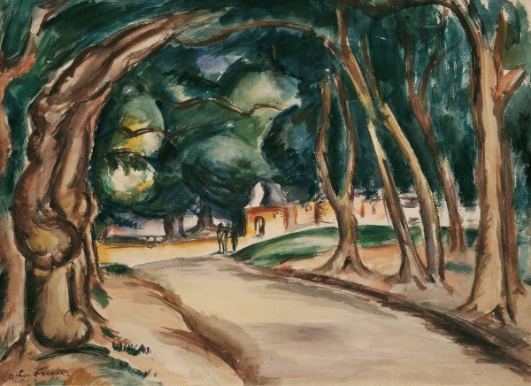Allee  by Emile Othon Friesz - Hand-Painted Oil Painting Reproduction
