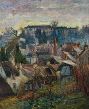 Falaise by Emile Othon Friesz Oil Painting