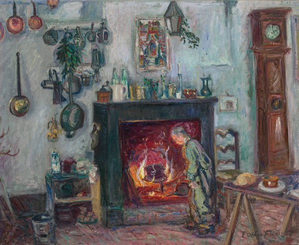 Interieur, Paris by Emile Othon Friesz - Hand-Painted Oil Painting Reproduction
