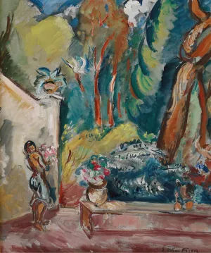 Jardin Des Jarres by Emile Othon Friesz Oil Painting