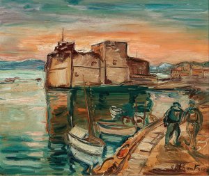 La Cote d'Azur by Emile Othon Friesz Oil Painting