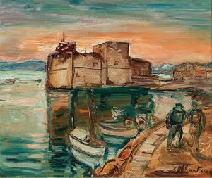La Cote d'Azur Oil painting by Emile Othon Friesz