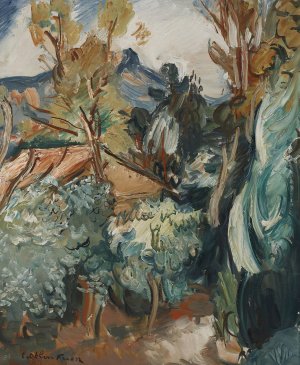 Paysage En Provence by Emile Othon Friesz Oil Painting