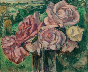 Roses by Emile Othon Friesz Oil Painting