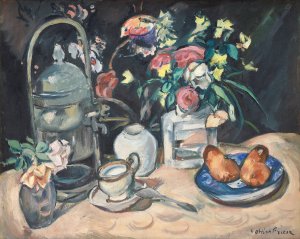 Still Life With Brioches by Emile Othon Friesz Oil Painting