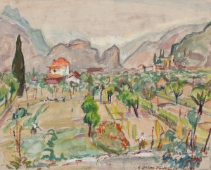 Valley of the Meuse by Emile Othon Friesz Oil Painting