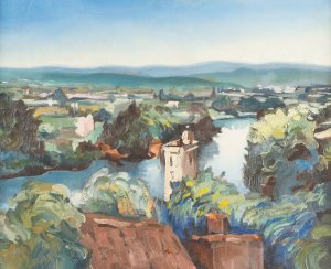 View to the horizon by Emile Othon Friesz Oil Painting