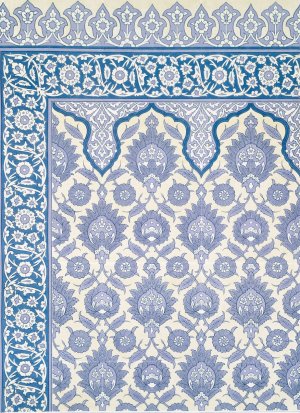 Arabesques; faiences murales de la mosquee d'Ibrahym Agha Oil painting by Emile Prisse D'Avennes