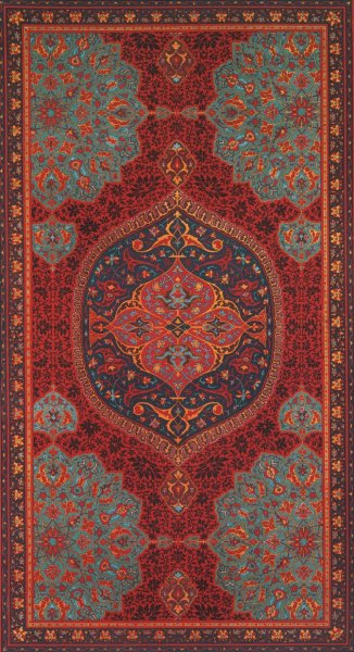Arabesques; grand tapis veloute  by Emile Prisse D'Avennes - Hand-Painted Oil Painting Reproduction