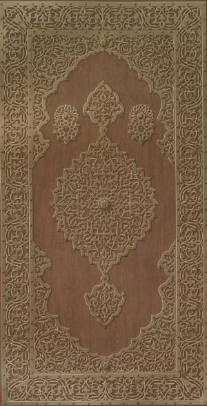 Arabesques; porte du sibyl d'Abd-el-Rahman Kyahya by Emile Prisse D'Avennes Oil Painting