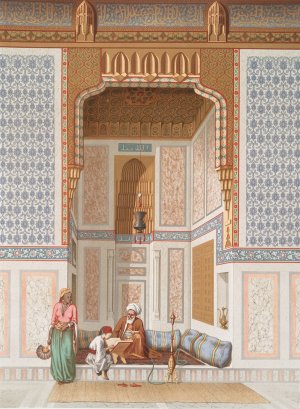 Khosne Ahmed el Bordeyny by Emile Prisse D'Avennes Oil Painting