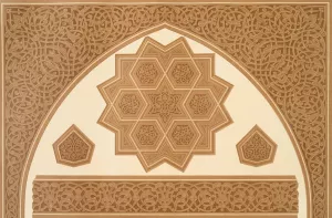 Mosquee de Thelay Abou-Rezyq; details du mimbar by Emile Prisse D'Avennes Oil Painting