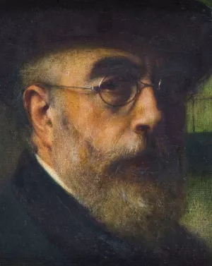 Autoportrait by Emile Renard Oil Painting