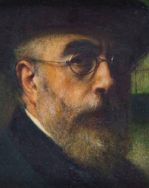 Autoportrait  by Emile Renard - Hand-Painted Oil Painting Reproduction
