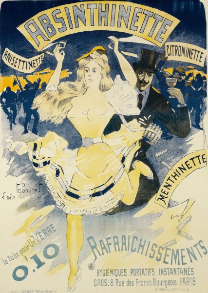 Main Product Photo of Absinthinette  Painting by Emile Tabouret