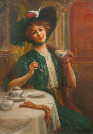 Style And Grace by Emile Vernon Oil Painting