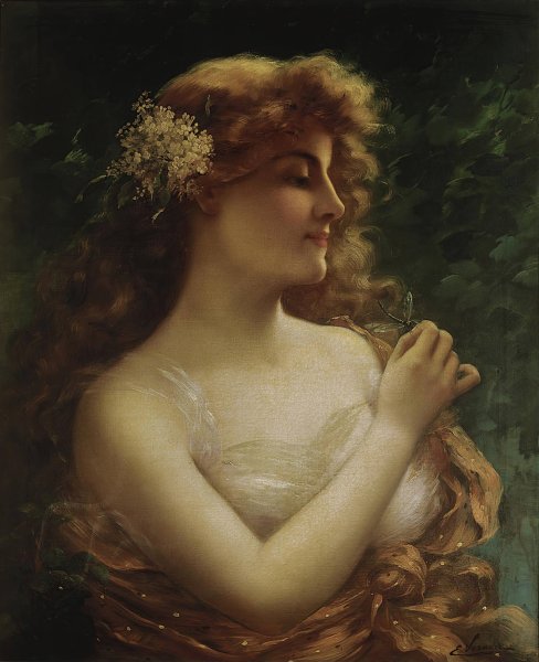 Main Product Photo of The Dragonfly Painting by Emile Vernon