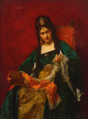 Treasured Possessions by Emile Villa Oil Painting