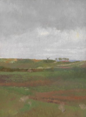 Dunenlandschaft am Abend by Emilie Mediz-Pelikan Oil Painting