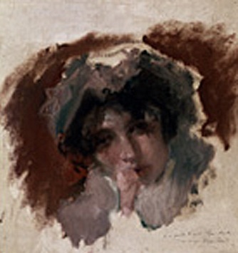 Estudio de Cabeza by Emilio Sala y Frances - Hand-Painted Oil Painting Reproduction