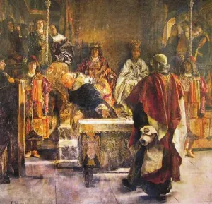 Los Reyes Catolicos painting by Emilio Sala y Frances