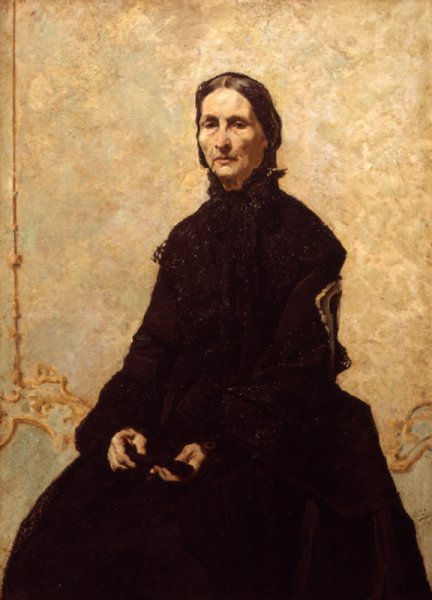 Mujer Victoriana by Emilio Sala y Frances - Hand-Painted Oil Painting Reproduction