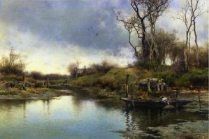 Il Campo de Marte by Emilio Sanchez-Perrier Oil Painting