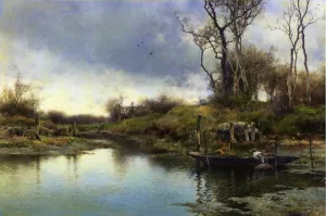 Il Campo de Marte by Emilio Sanchez-Perrier Oil Painting