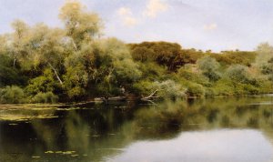 Rio Alcala by Emilio Sanchez-Perrier Oil Painting