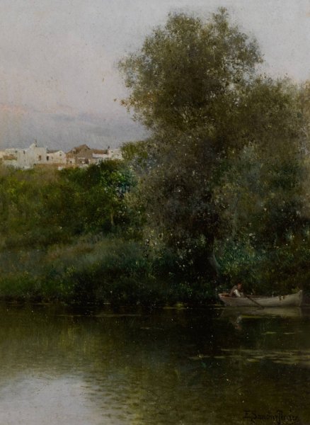 Main Product Photo of Stream  Painting by Emilio Sanchez-Perrier