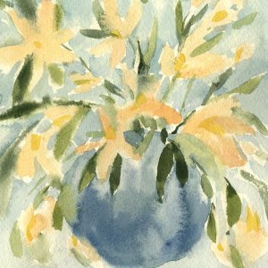 Basic Blooms I by Emma Caroline Oil Painting