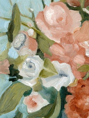 Bouquet Scatter II by Emma Caroline Oil Painting