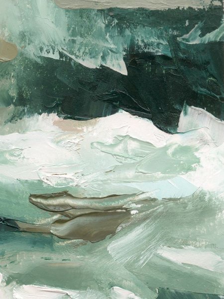 Crashing I by Emma Caroline - Hand-Painted Oil Painting Reproduction