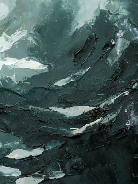 Lost in the Sea II by Emma Caroline - Hand-Painted Oil Painting Reproduction