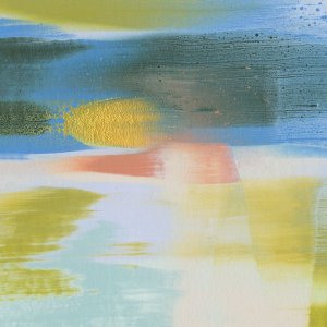 Rainbow Scrape I Oil Painting by Emma Caroline - Contemporary