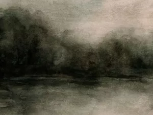 Smoky Tree Horizon I by Emma Caroline Oil Painting