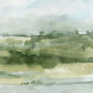 Soft Sage Landscape II by Emma Caroline Oil Painting