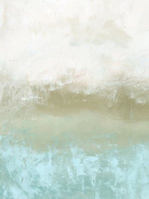 Soft Sea Green Composition I by Emma Caroline Oil Painting