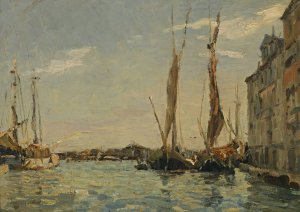 Sailing Boats, Venice by Emma Ciardi Oil Painting
