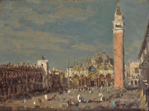 Saint Mark's Square by Emma Ciardi Oil Painting