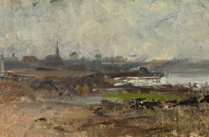 Misty Shor by Emma Lowstadt-Chadwick Oil Painting
