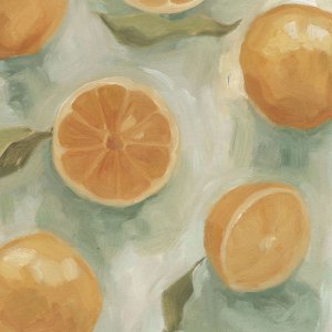 Citrus Study in Oil II by Emma Scarvey Oil Painting