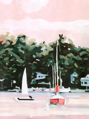 Lake Afternoon II by Emma Scarvey Oil Painting