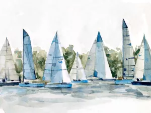 Pastel Marina I by Emma Scarvey Oil Painting