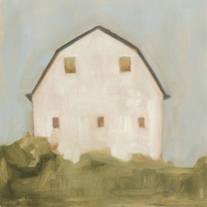Serene Barn III by Emma Scarvey Oil Painting
